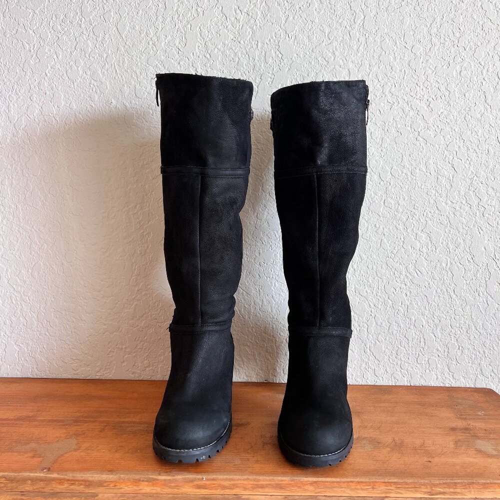Black leader boot
